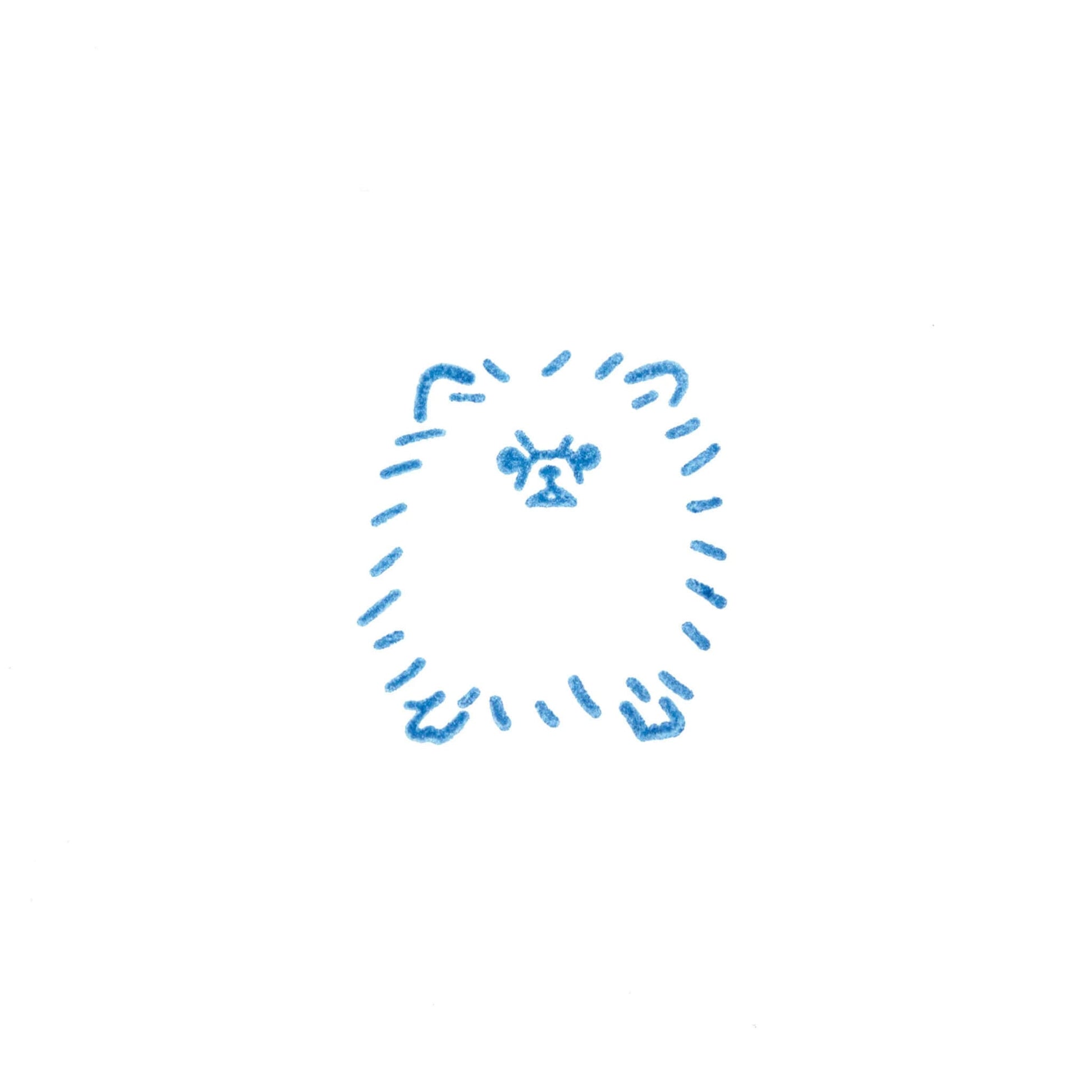 King Jim HITOTOKI Kori Jirushi Ice Cube Stamp Small - Pomeranian - Clear Stamps