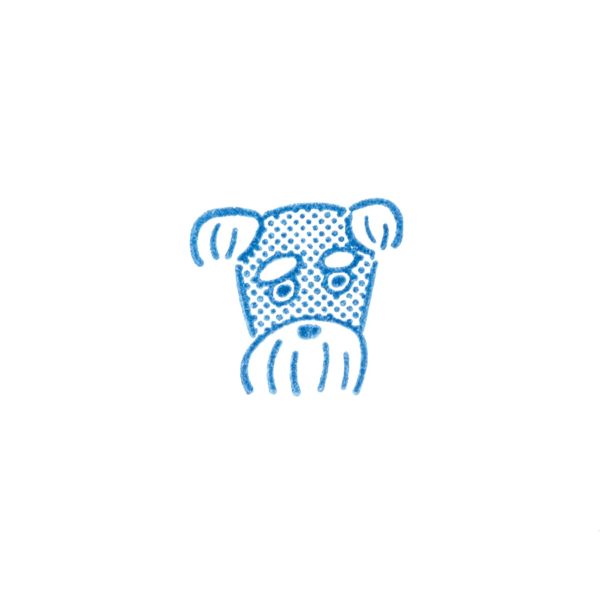 King Jim HITOTOKI Kori Jirushi Ice Cube Stamp Small - Schnauzer - Clear Stamps