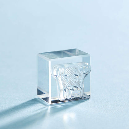 King Jim HITOTOKI Kori Jirushi Ice Cube Stamp Small - Schnauzer - Clear Stamps