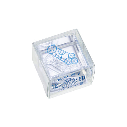 King Jim HITOTOKI Kori Jirushi Ice Cube Stamp Small - Sea Otter - Clear Stamps