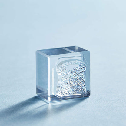 King Jim HITOTOKI Kori Jirushi Ice Cube Stamp Small - Shokupan - Clear Stamps