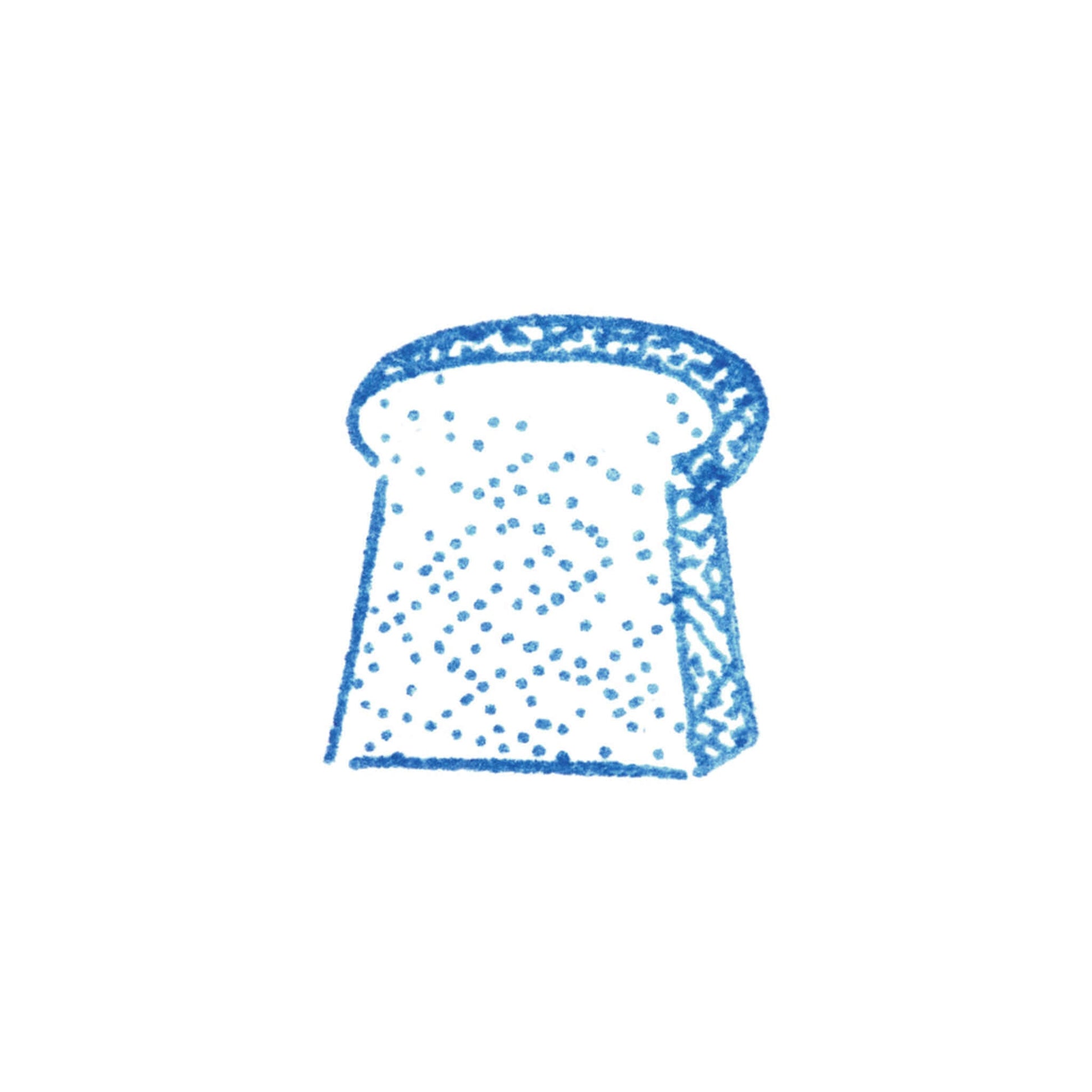 King Jim HITOTOKI Kori Jirushi Ice Cube Stamp Small - Shokupan - Clear Stamps