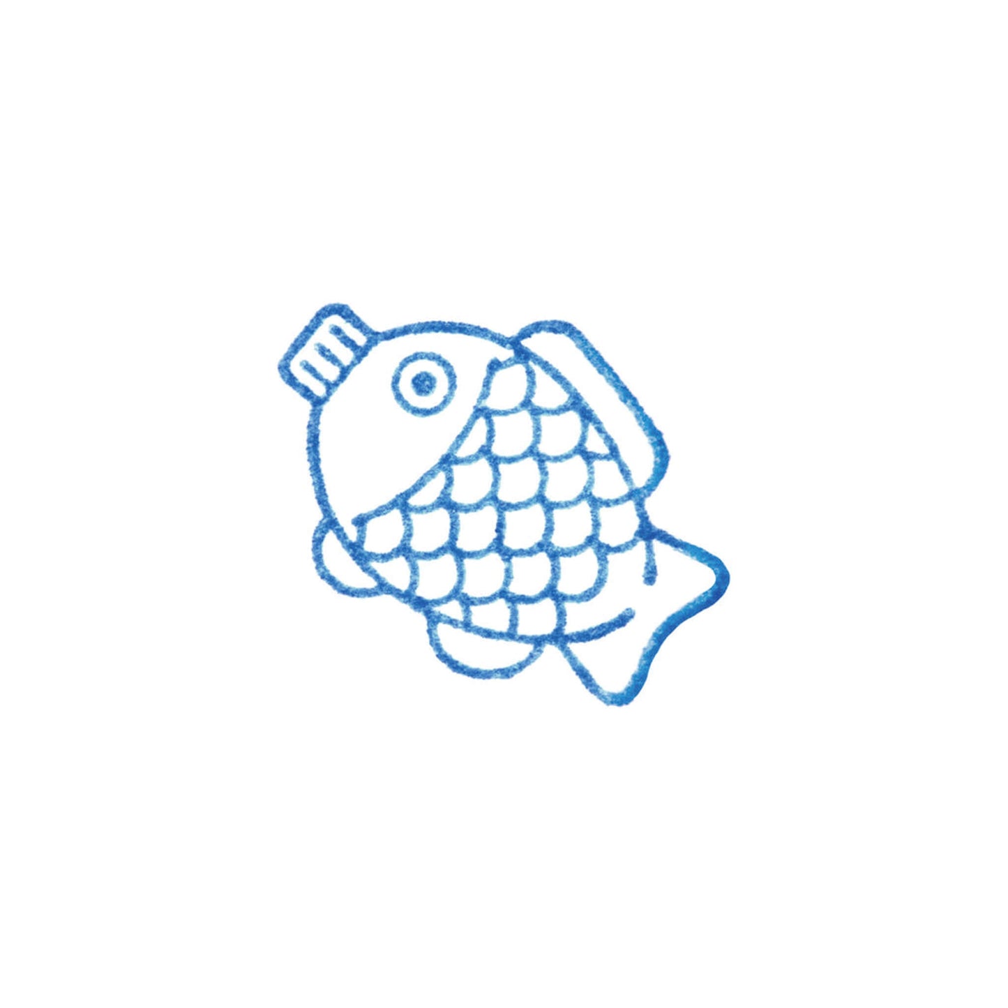 King Jim HITOTOKI Kori Jirushi Ice Cube Stamp Small - Soy Sauce Fish Bottle - Clear Stamps