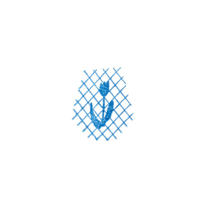 King Jim HITOTOKI Kori Jirushi Ice Cube Stamp Small - Tulip - Clear Stamps