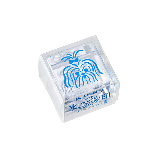 King Jim HITOTOKI Kori Jirushi Ice Cube Stamp Small - Yorkshire Terrier - Clear Stamps