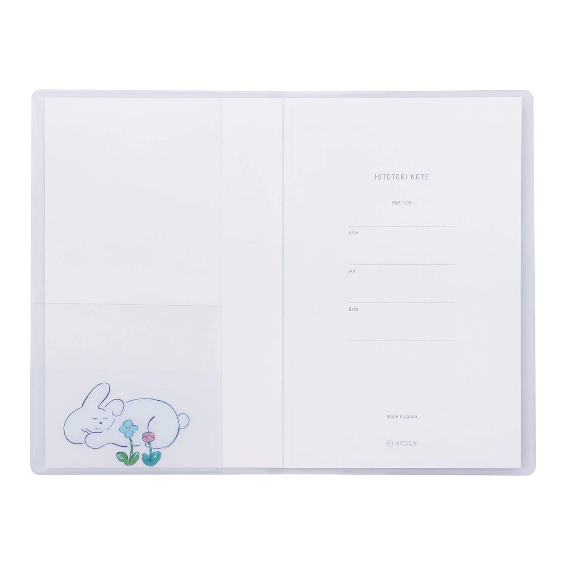 King Jim HITOTOKI NOTE Soft Cover Type Comic Size - My Garden - Notebooks