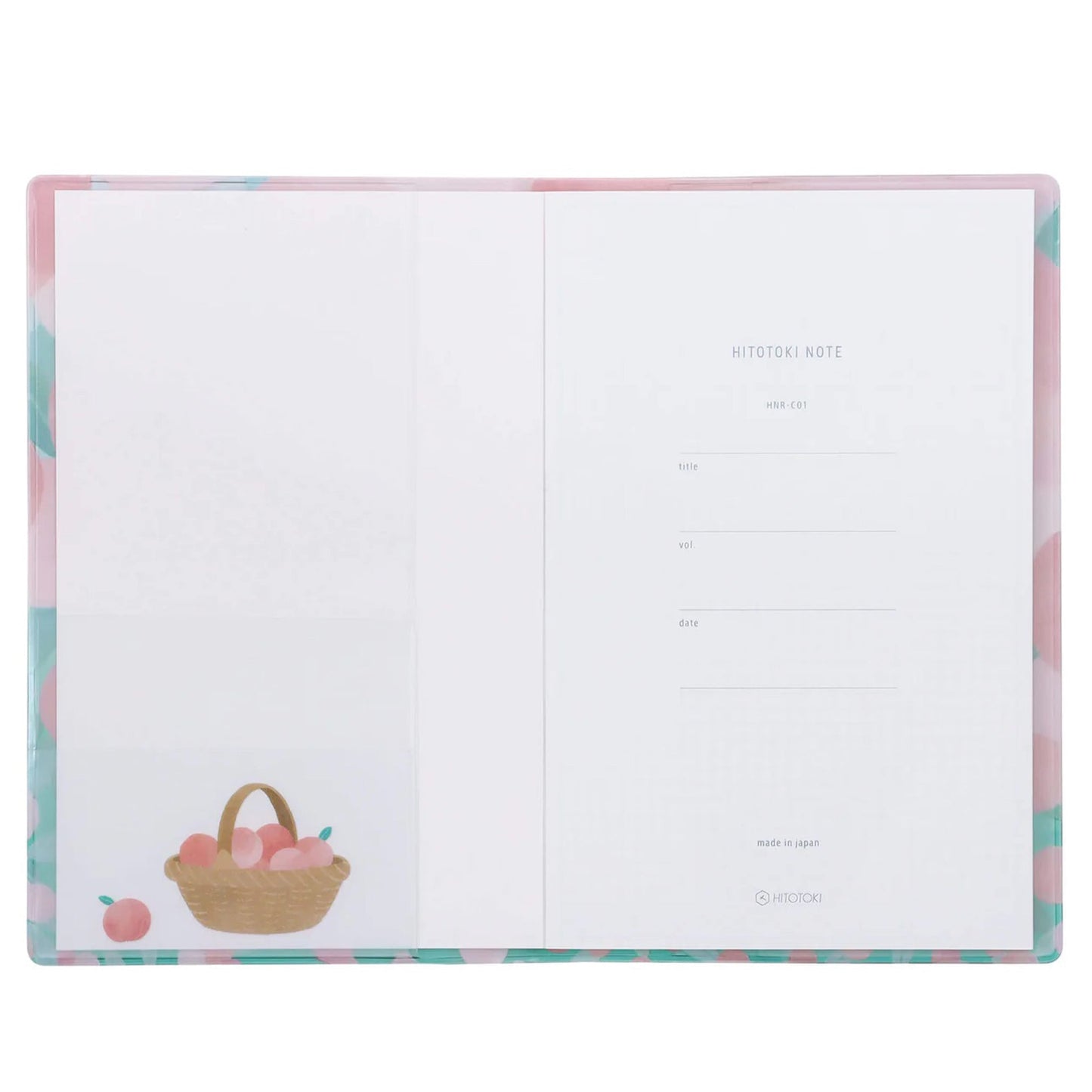 King Jim HITOTOKI NOTE Soft Cover Type Comic Size - Peach - Notebooks
