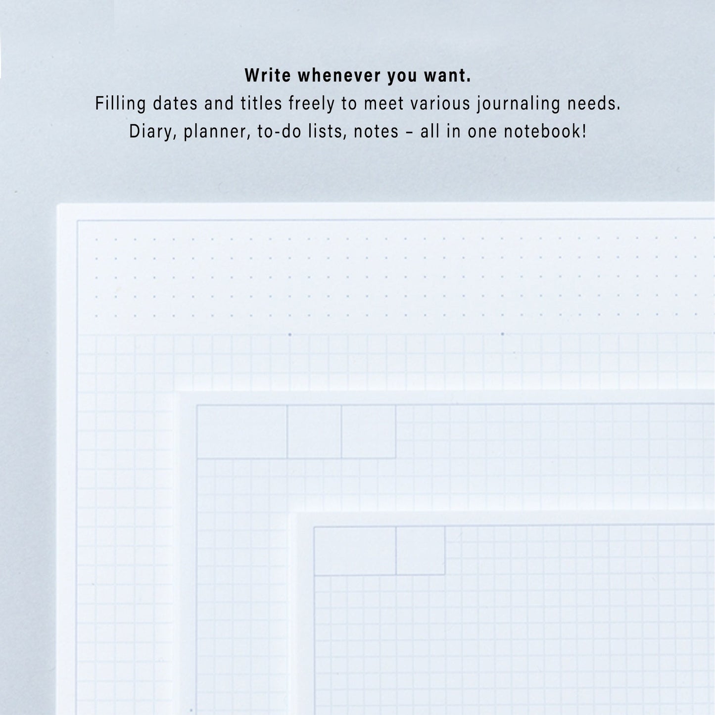 King Jim HITOTOKI NOTE Soft Cover Type Square Size - Patchwork - Notebooks