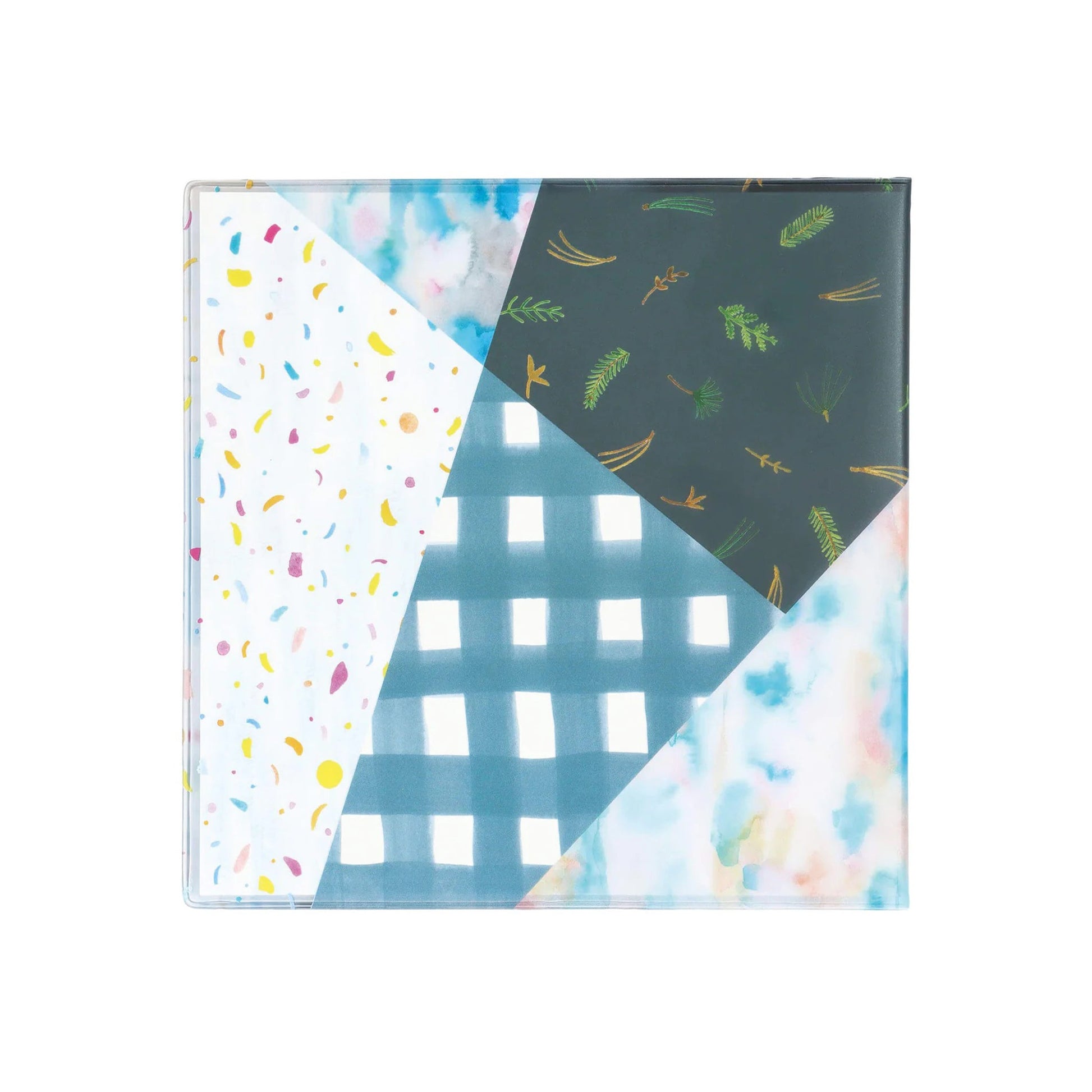 King Jim HITOTOKI NOTE Soft Cover Type Square Size - Patchwork - Notebooks