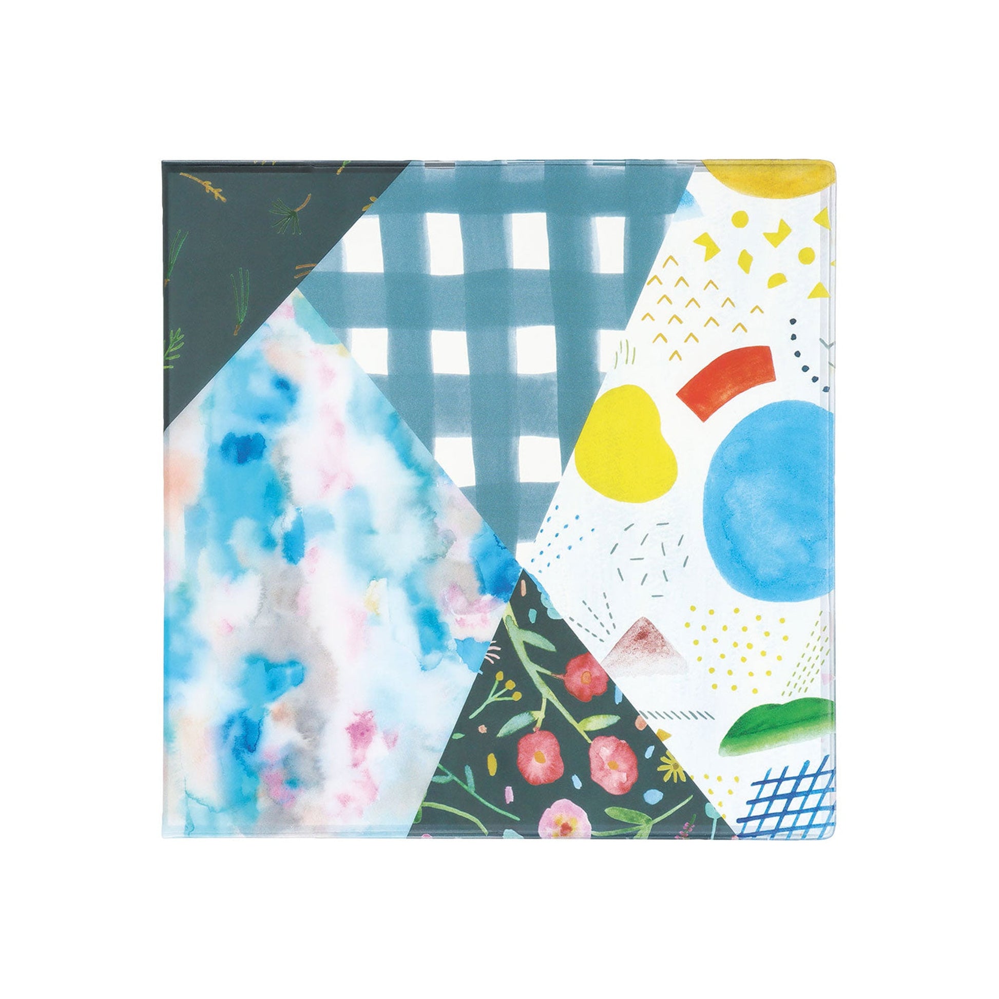 King Jim HITOTOKI NOTE Soft Cover Type Square Size - Patchwork - Notebooks
