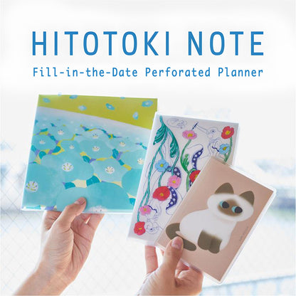 King Jim HITOTOKI NOTE Soft Cover Type Square Size - Patchwork - Notebooks
