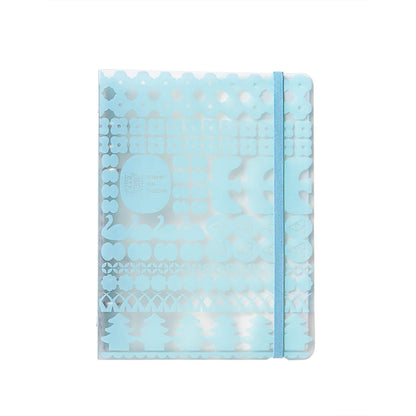 King Jim HITOTOKI Otona Sticker Binder - Blue - Sticker Files