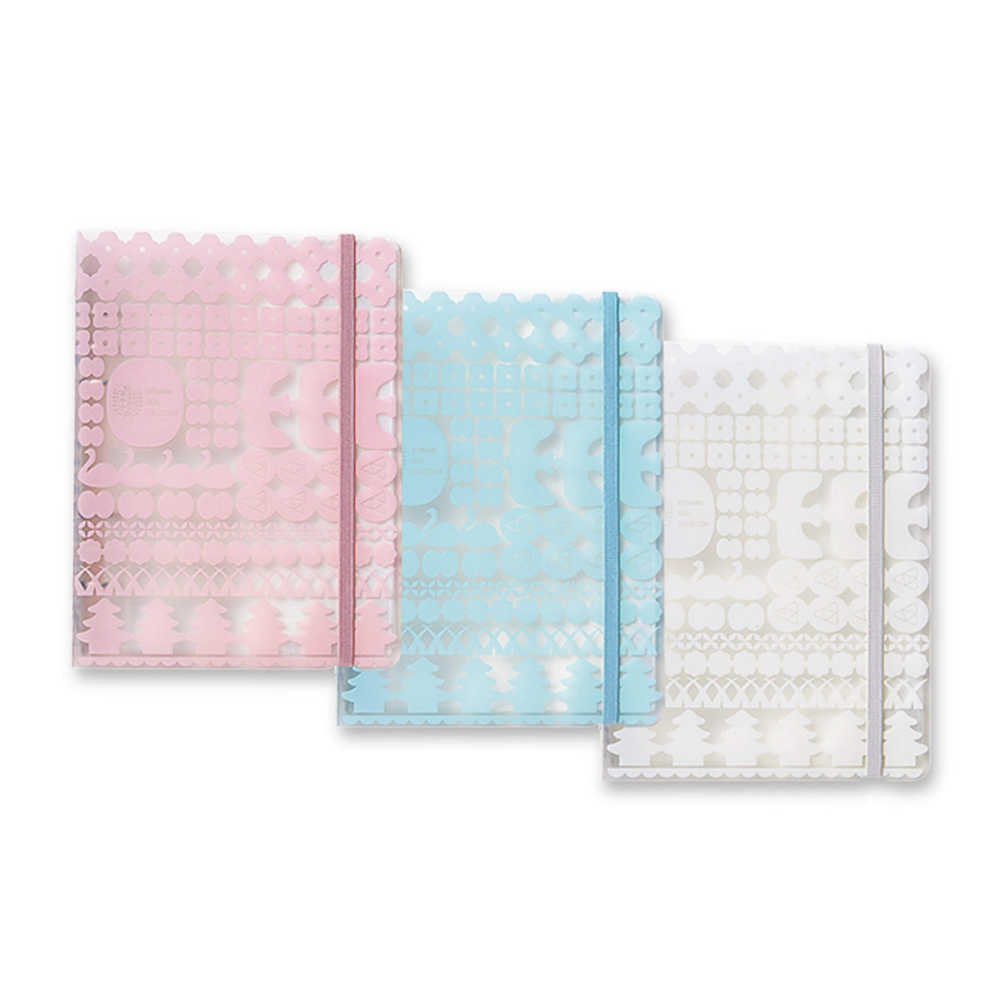 King Jim HITOTOKI Otona Sticker Binder - Pink - Sticker Files