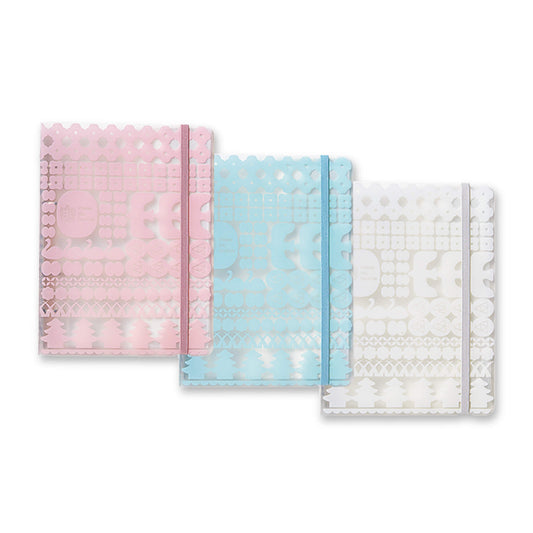 King Jim HITOTOKI Otona Sticker Binder - Pink - Sticker Files