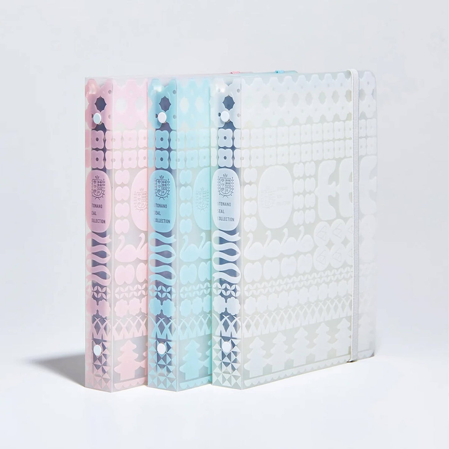King Jim HITOTOKI Otona Sticker Binder - Pink - Sticker Files