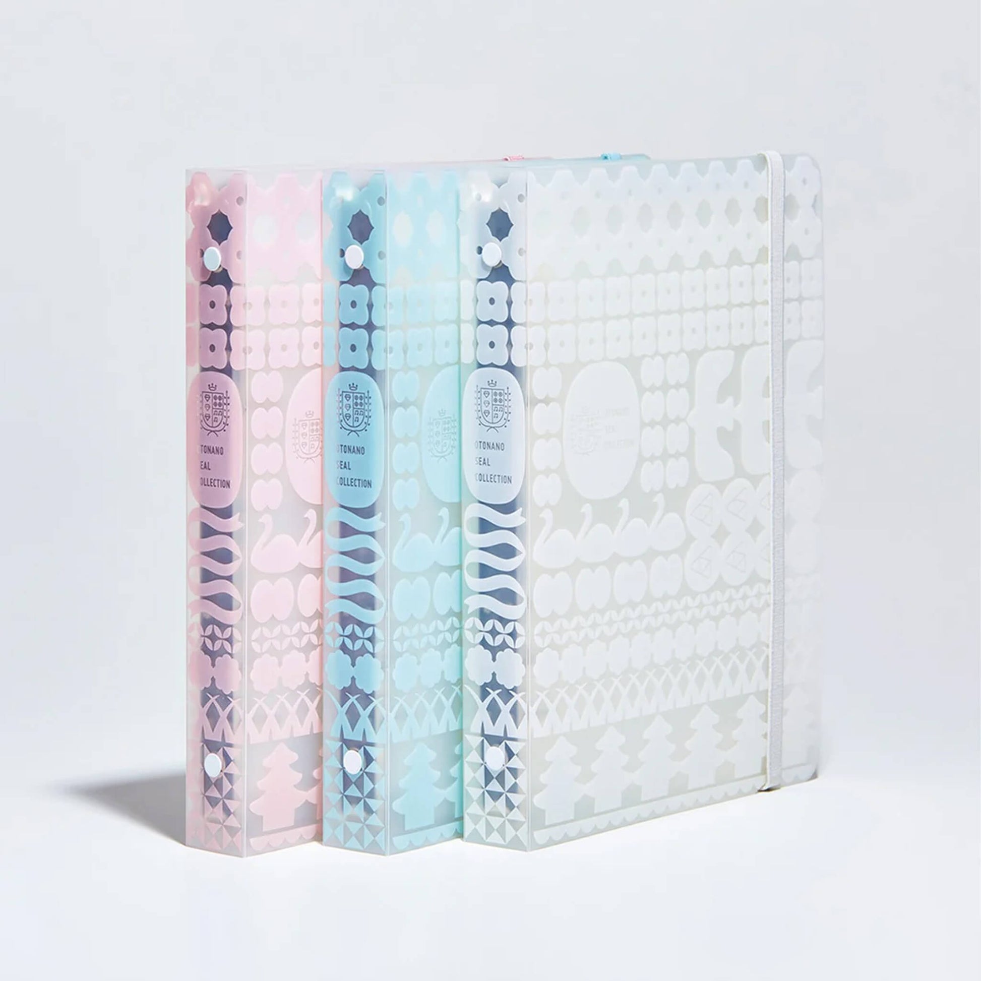 King Jim HITOTOKI Otona Sticker Binder - Pink - Sticker Files