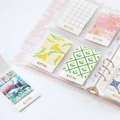 King Jim HITOTOKI Otona Sticker Binder - Pink - Sticker Files