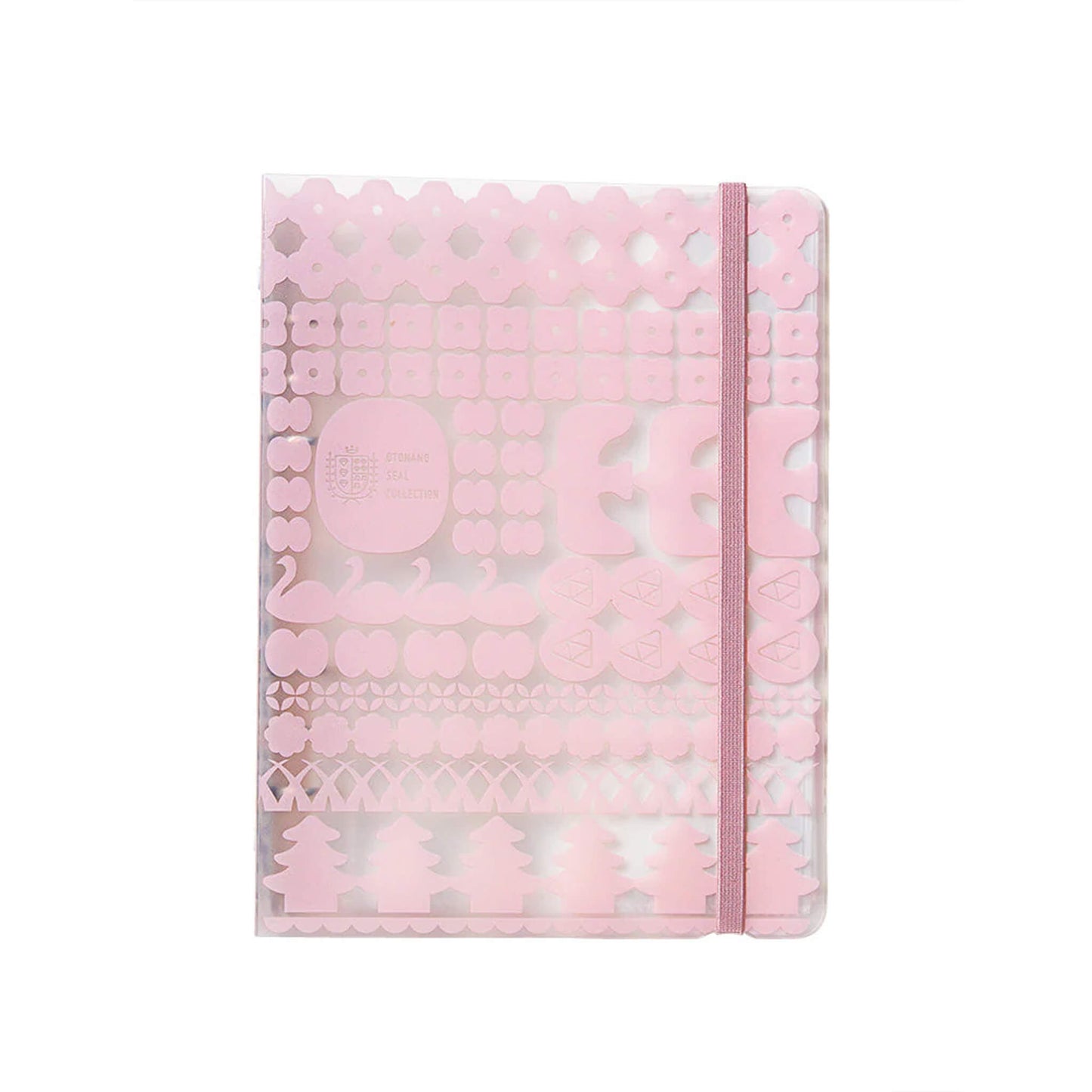 King Jim HITOTOKI Otona Sticker Binder - Pink - Sticker Files