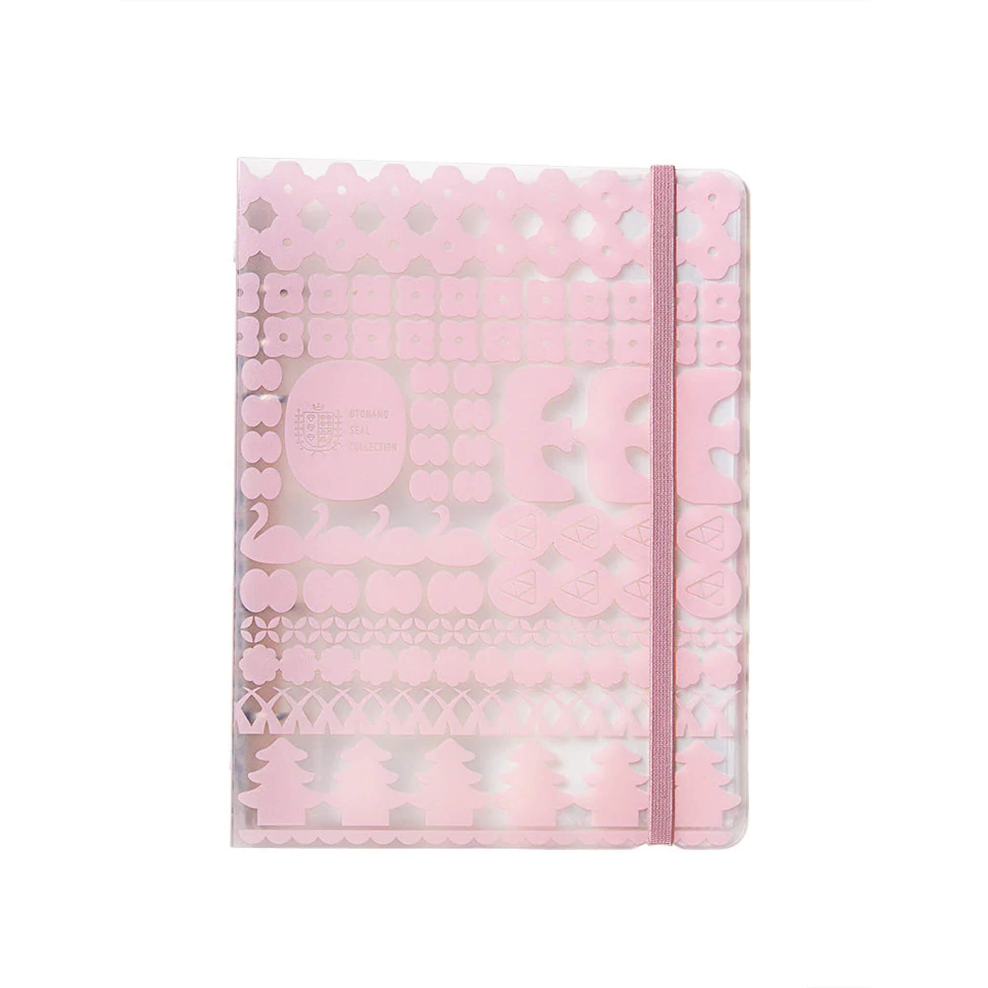 King Jim HITOTOKI Otona Sticker Binder - Pink - Sticker Files