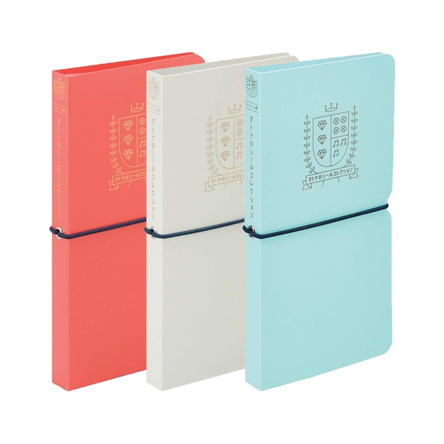 King Jim HITOTOKI Otona Sticker File - Red - Sticker Files