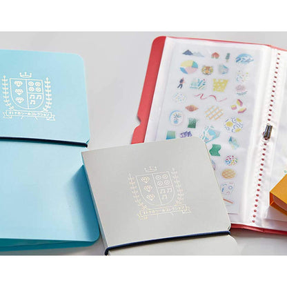 King Jim HITOTOKI Otona Sticker File - Red - Sticker Files
