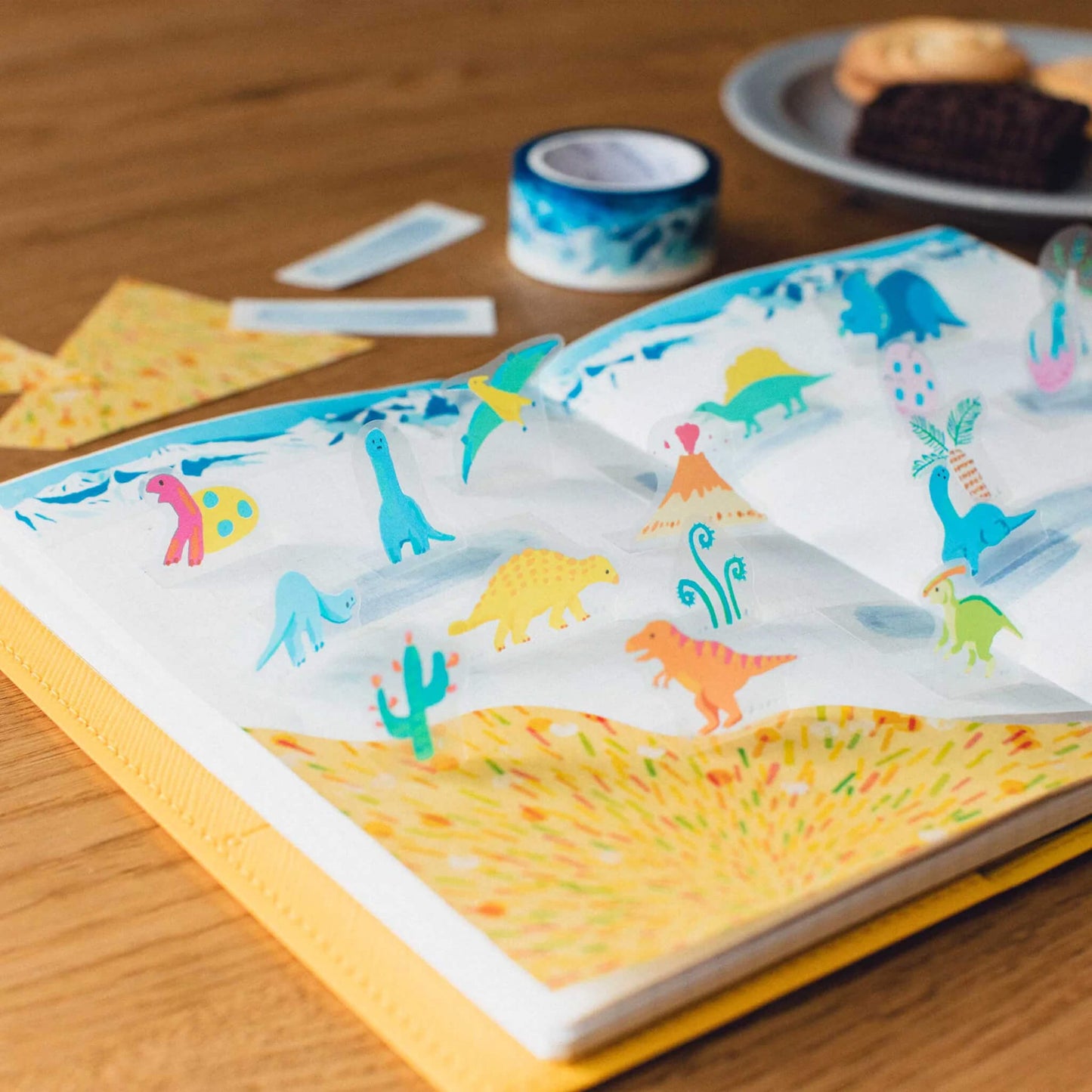 King Jim HITOTOKI Pop - up Sticker - Dinosaur - Flake Stickers