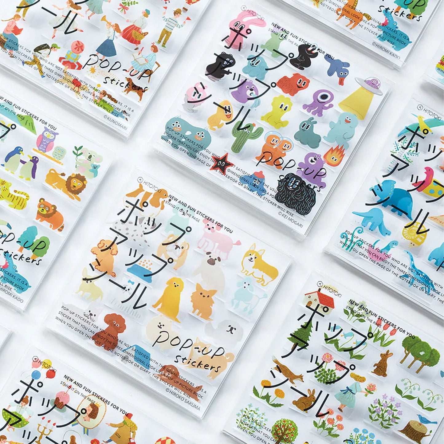 King Jim HITOTOKI Pop - up Sticker - Gourmet - Flake Stickers