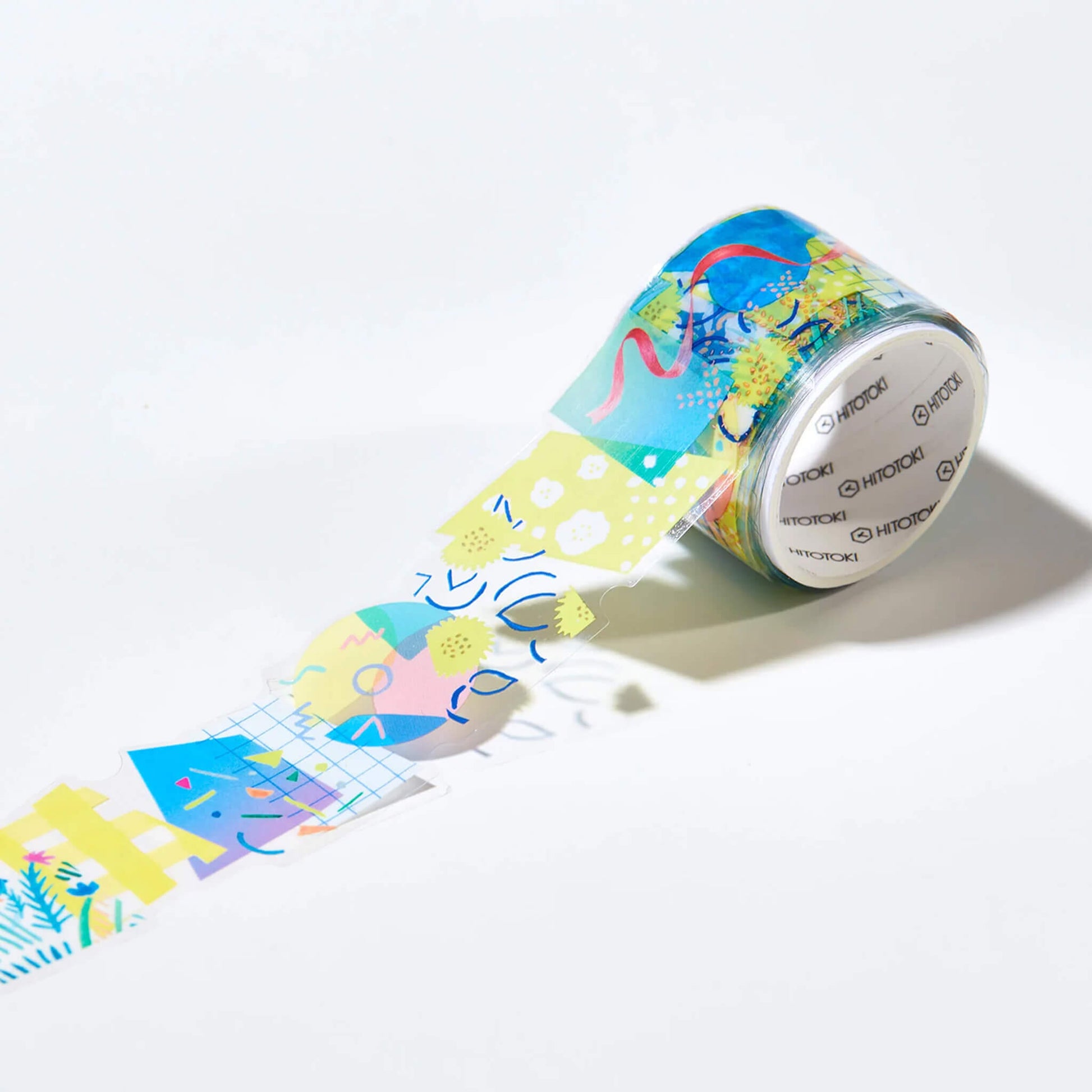 King Jim HITOTOKI SODA Die Cut Clear Tape - Collage [30mm] - PET Film Tapes