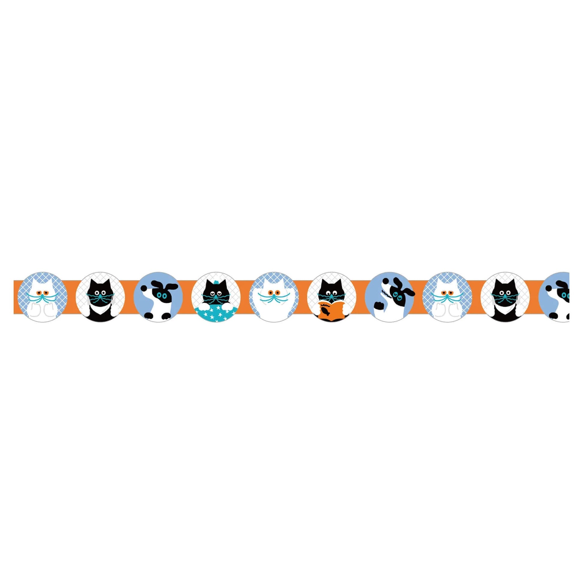 King Jim HITOTOKI SODA Die Cut Clear Tape - Face [15mm] - PET Film Tapes