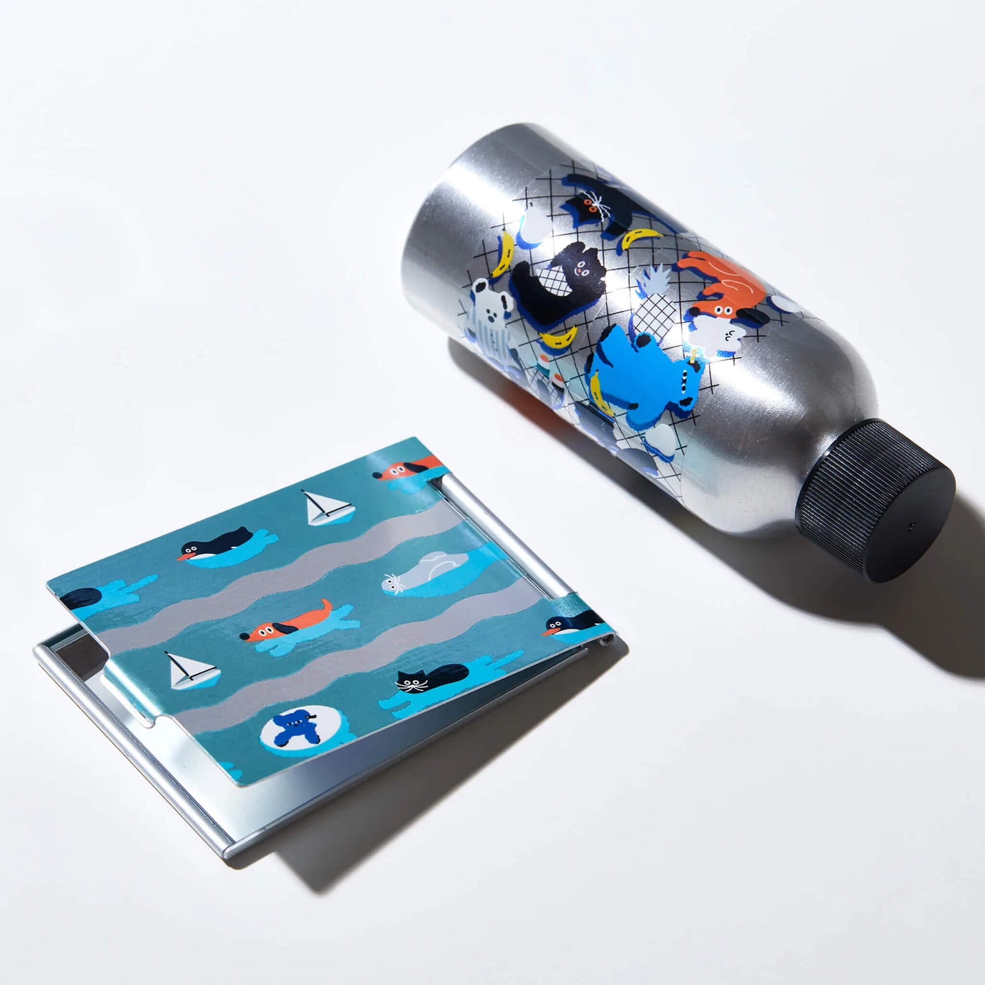 King Jim HITOTOKI SODA Die Cut Clear Tape - Swimming [20mm] - PET Film Tapes