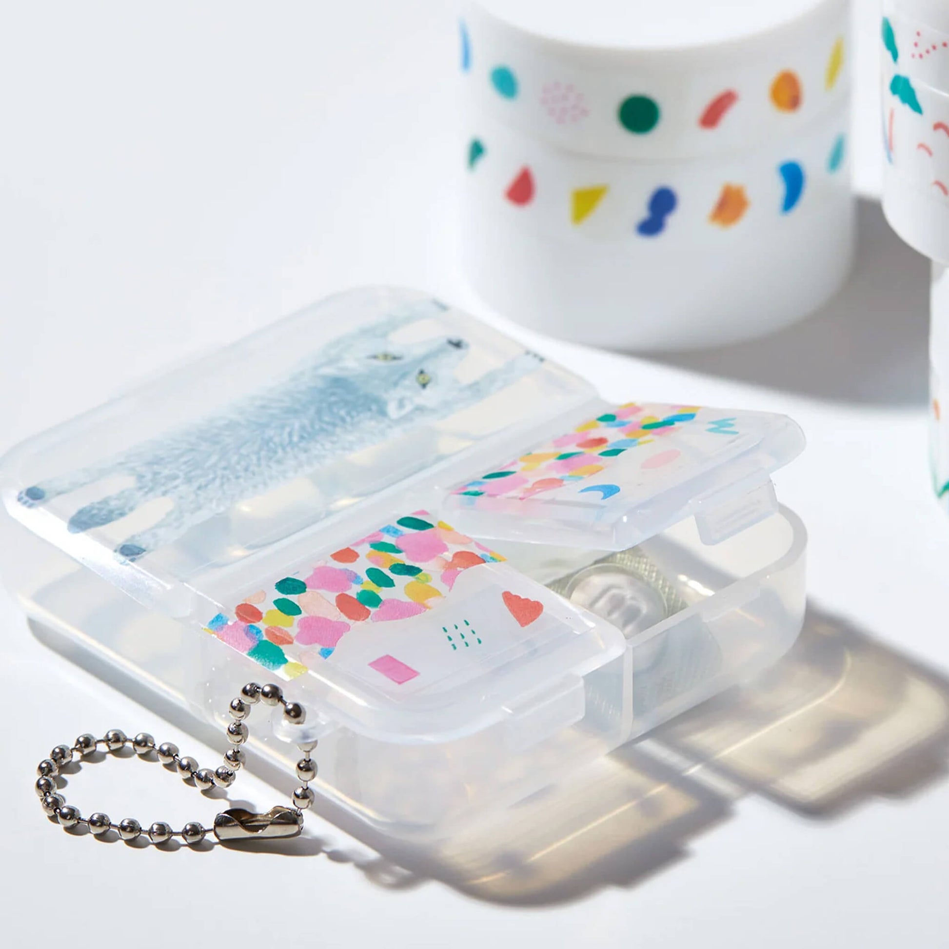 King Jim HITOTOKI SODA Die Cut Clear Tape - Syrup [15mm] - PET Film Tapes