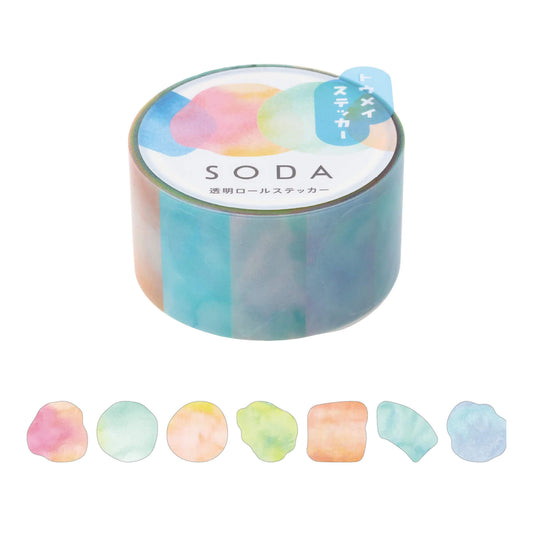 King Jim HITOTOKI SODA Roll Sticker - Palette [20mm] - Roll Stickers