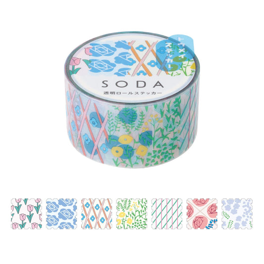 King Jim HITOTOKI SODA Roll Sticker - Stamp [20mm] - Roll Stickers
