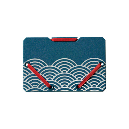 King Jim Japan Design Collection Card Wallet - Seigaiha - Card Holders