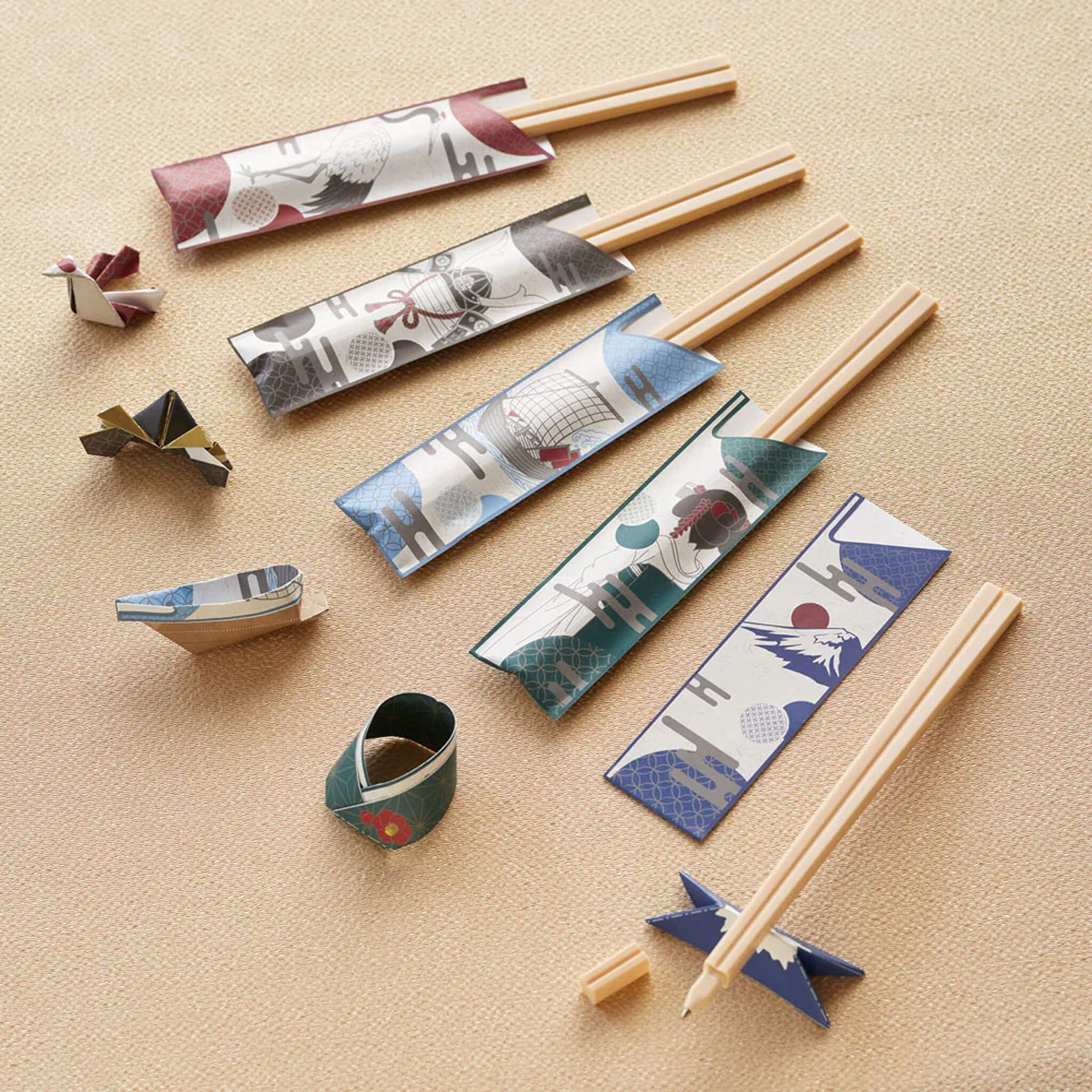 King Jim Japan Design Collection Chopsticks Pen - Mt. Fuji - Ballpoint Pens