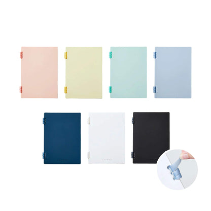 King Jim Laseno Soft Spiral Notebook A5 - Pink - Loose - Leaf Notebooks