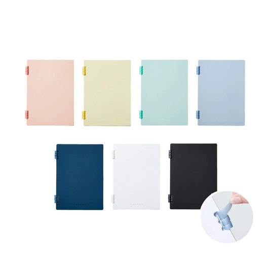 King Jim Laseno Soft Spiral Notebook A5 - Pink - Loose - Leaf Notebooks