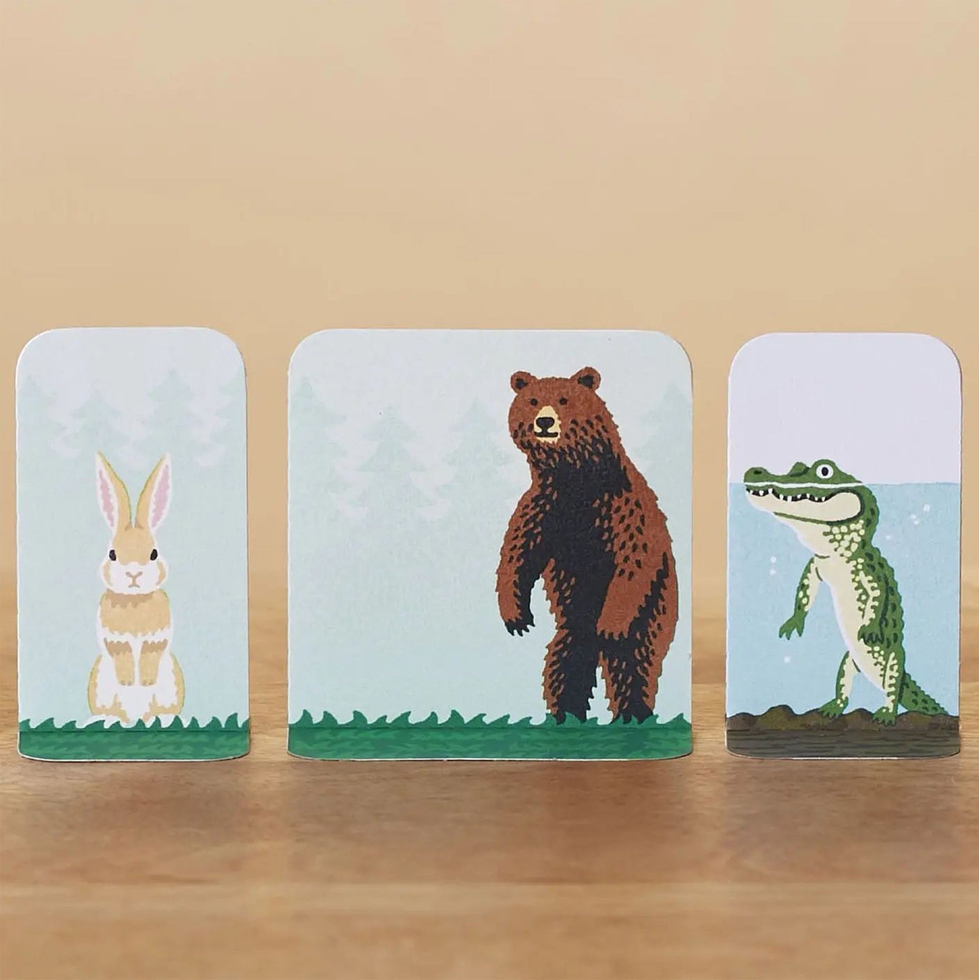 King Jim Standable Sticky Notes - L Size / Bear - Sticky Notes