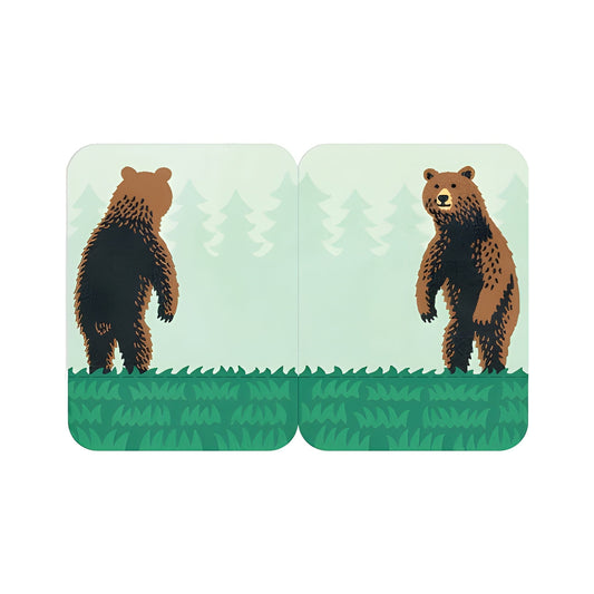 King Jim Standable Sticky Notes - L Size / Bear - Sticky Notes