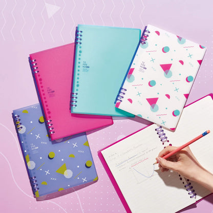 King Jim TEFRENU NEO Loose - Leaf Notebook A5 - Pink - Loose - Leaf Notebooks