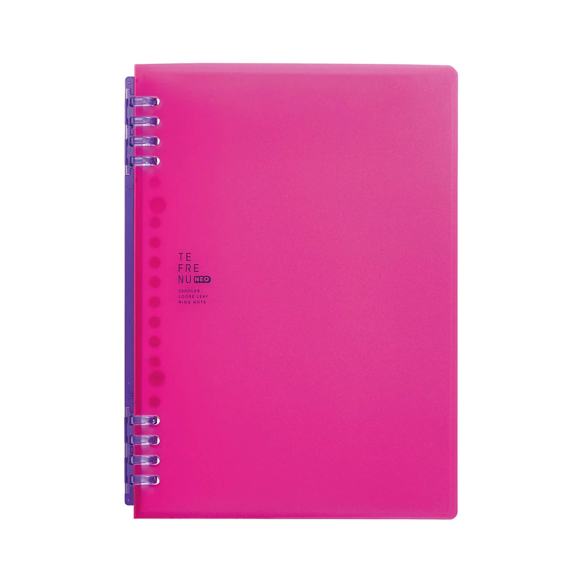 King Jim TEFRENU NEO Loose - Leaf Notebook A5 - Pink - Loose - Leaf Notebooks