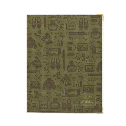 Kleid × Eric Small Things Binder Notebook [A5] - Olive Drab - Loose-Leaf Notebooks