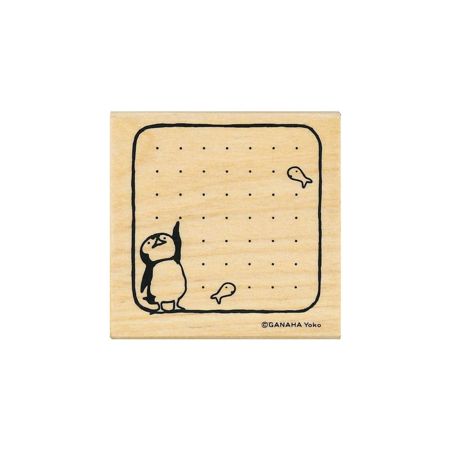 Kodomo no Kao Animal Stamp [Bullet Journal Edition] - Penguin Dot - Rubber Stamps