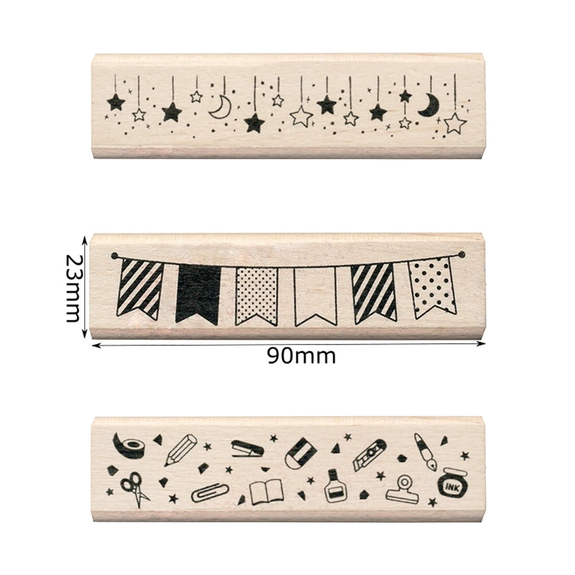 Kodomo no Kao Bullet Journal Stamp Club Series - Stationery - Rubber Stamps