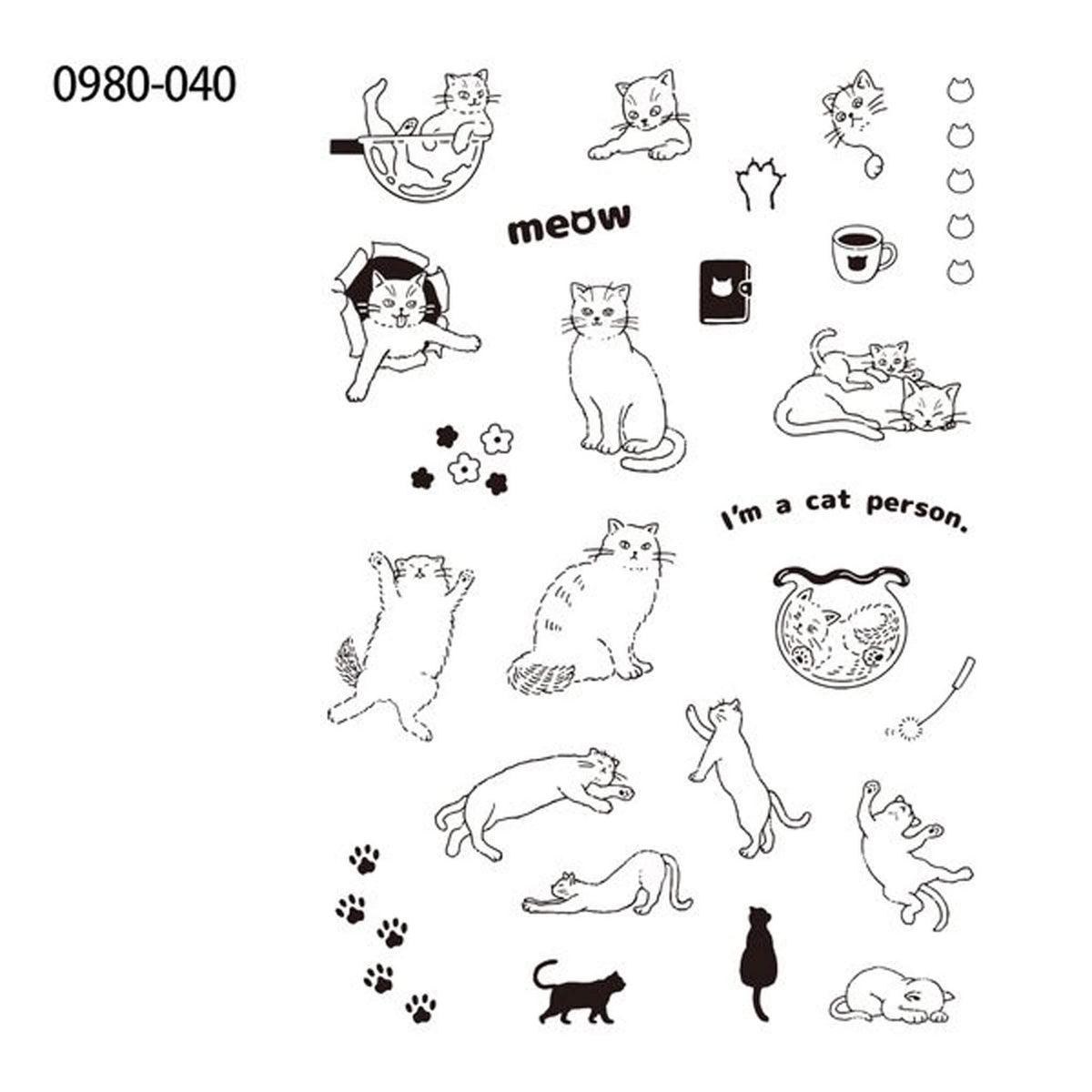 Kodomo no Kao Clear Stamp Sheet - Clenya Stamp Journal - Clear Stamps