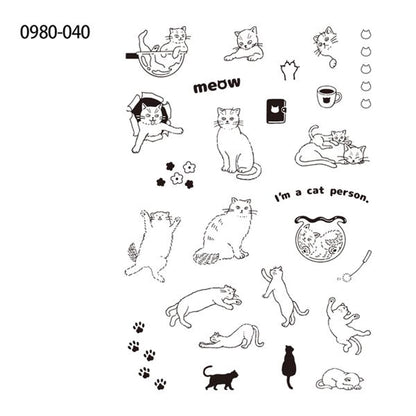 Kodomo no Kao Clear Stamp Sheet - Clenya Stamp Journal - Clear Stamps