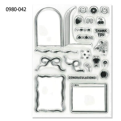 Kodomo no Kao Clear Stamp Sheet - Girly Pop - Clear Stamps