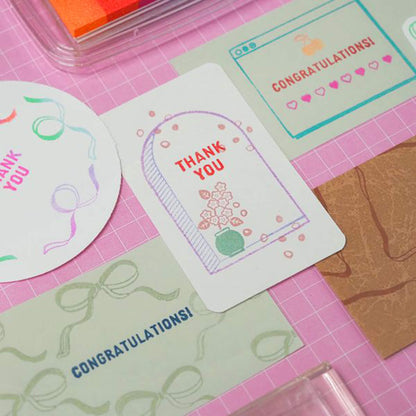 Kodomo no Kao Clear Stamp Sheet - Girly Pop - Clear Stamps
