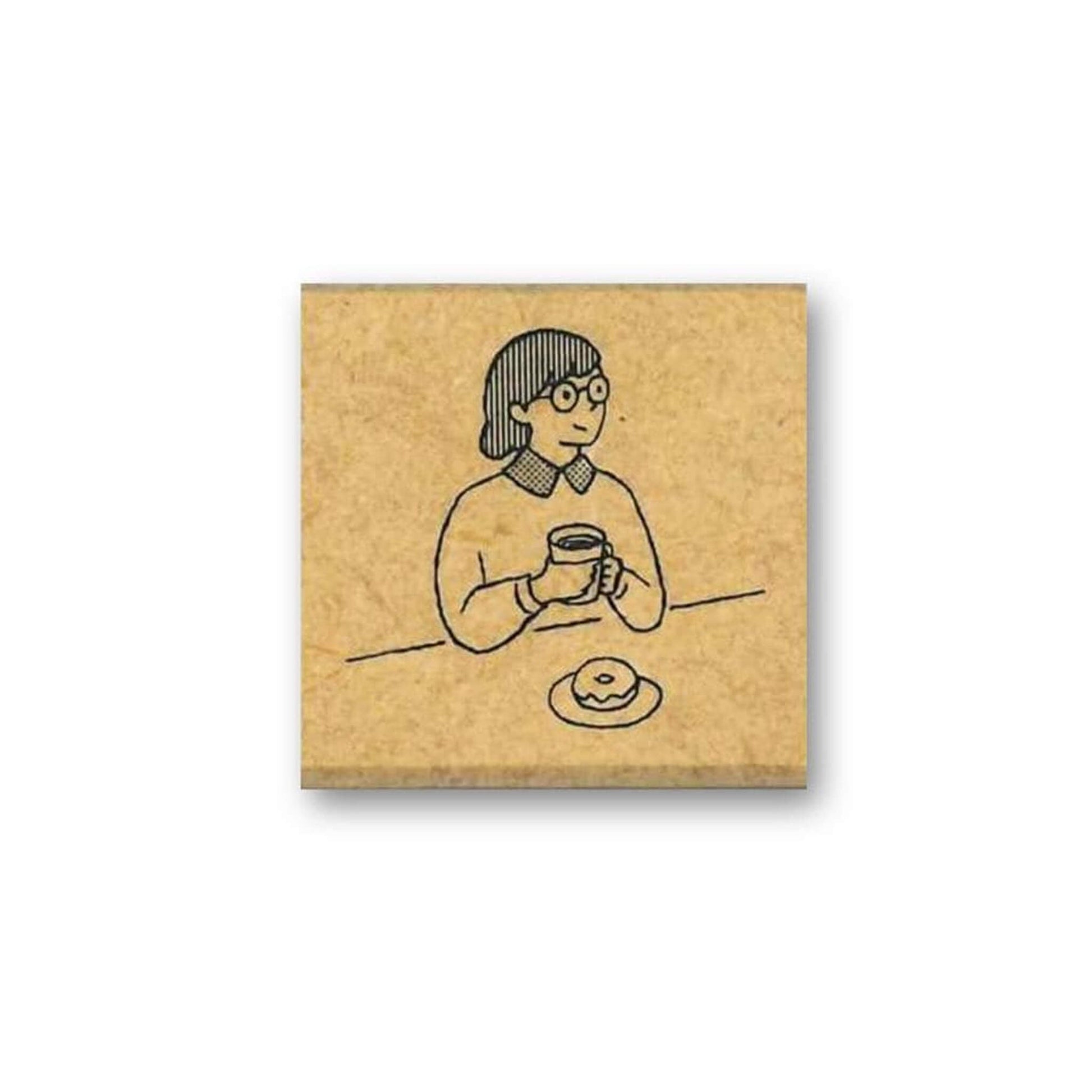 Kodomo no Kao Everyday Stamp - Spacing Out - Rubber Stamps