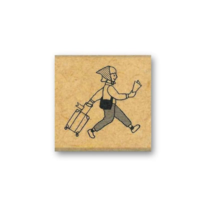 Kodomo no Kao Everyday Stamp - To Travel - Rubber Stamps